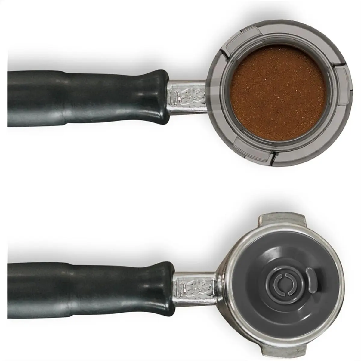 A013 54mm Espresso Machine Accessories - 54mm Espresso Machine Cleaning Disc and Dosing Funnel for Series