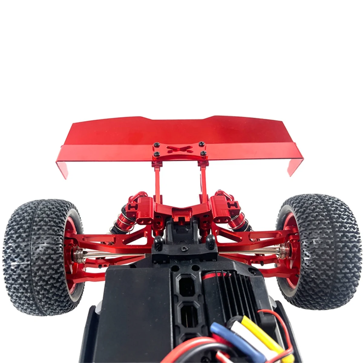 Accesorios de ala trasera de Metal para Go 1/16 16207 H16PL 1/16 RC, piezas de actualización de coche