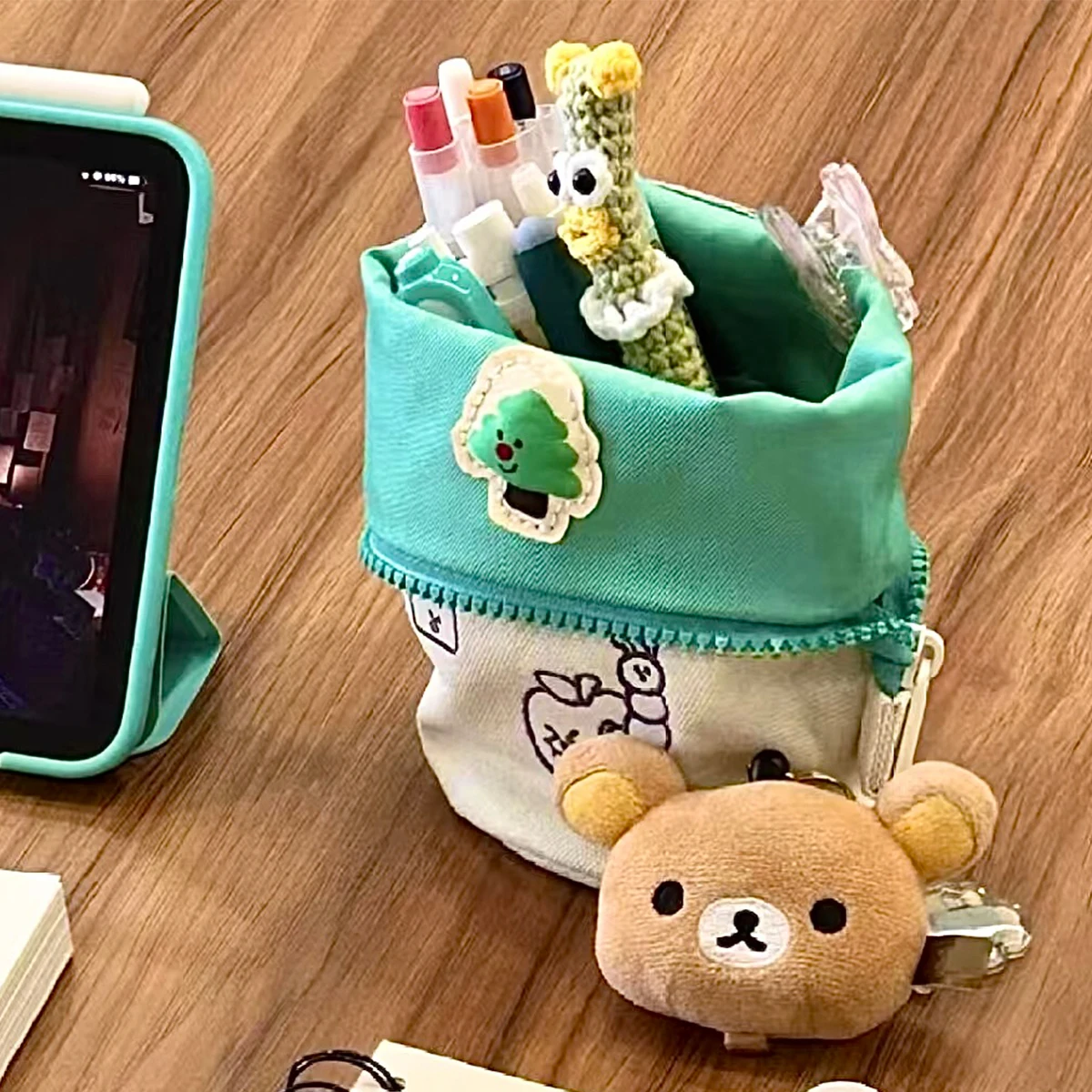 Kawaii ผู้ถือปากกาแบบพกพานักเร - Office Technology บทวิจารณ์และราคา