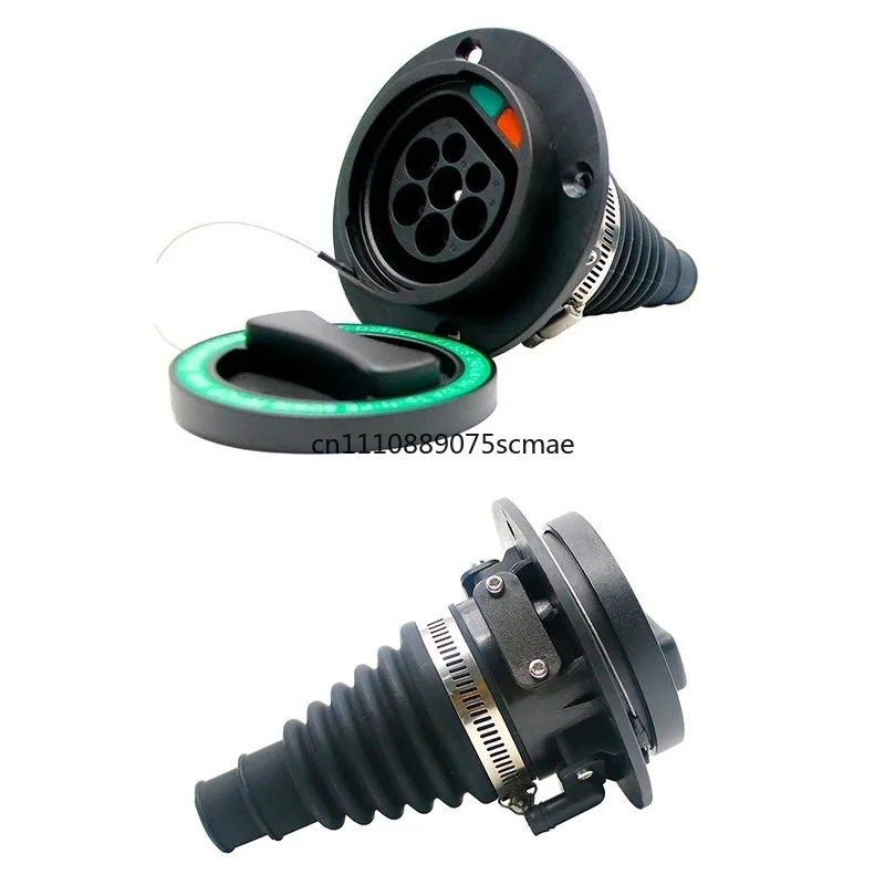 7KW 32A EU Type2 AC Charging Socket, EV Wallbox Discharge Connector
