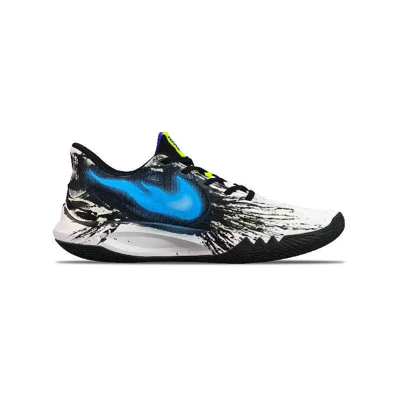 【Customize】Nike Precision 5 Basketball Shoes Men Low-top University Blue/Black/White Sneakers shoes CW3403-100