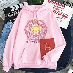 Sakura Card Capture cartoon anime hoodie Female anime Cute Keroberos Kawaii women's clothing oversized Harajuku y2k sweatshirt