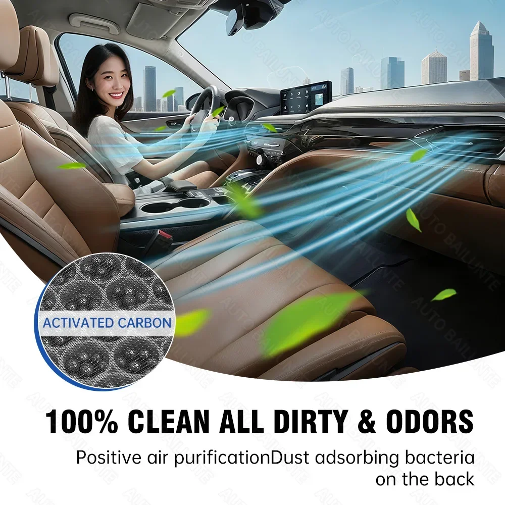 Cabin Air Filter for Honda Ridgeline 2006-2018 2019 2020 2021 2022 2023 2024 2025 with Activated Carbon Replacement Air Filters