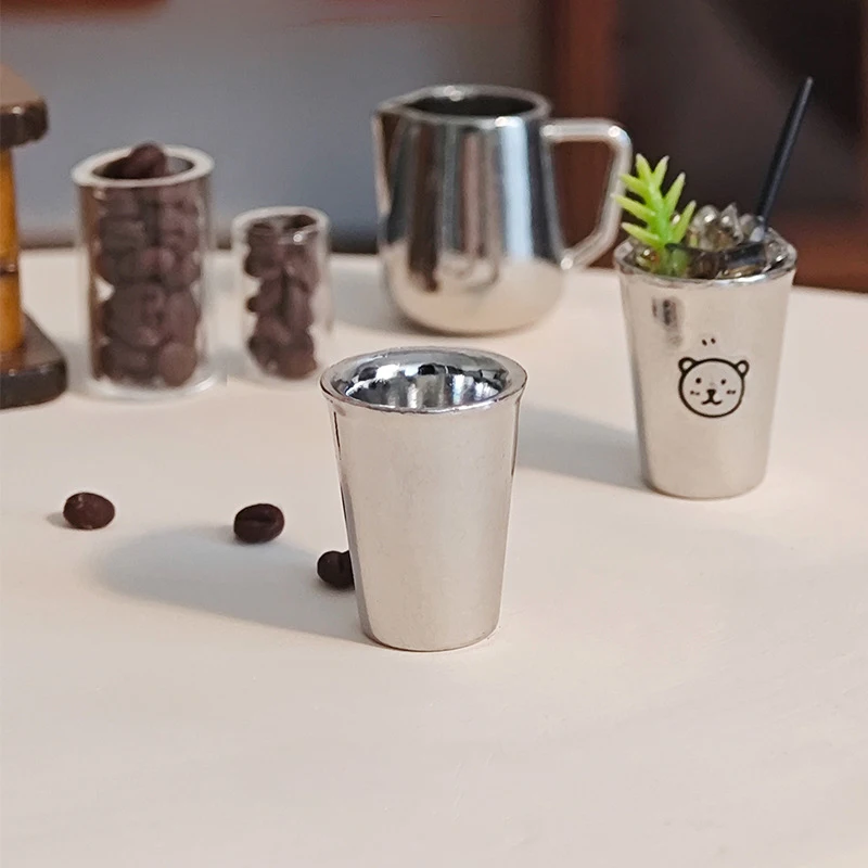 1/12 Puppenhaus Mini Kaffeetasse Modell Puppenhaus Tasse Café Szene Dekoration Puppen Home Küche Geschirr Zubehör