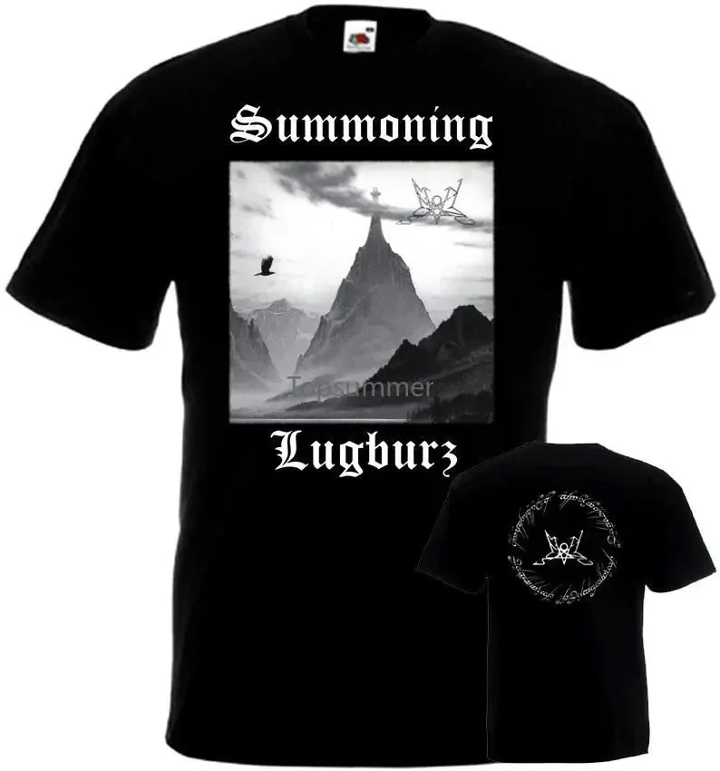 Summoning Lugburz Shirt Black All Sizes S-3Xl Brand Cotton Men Clothing Male Slim Fit T Shirt Print Men T Shirt