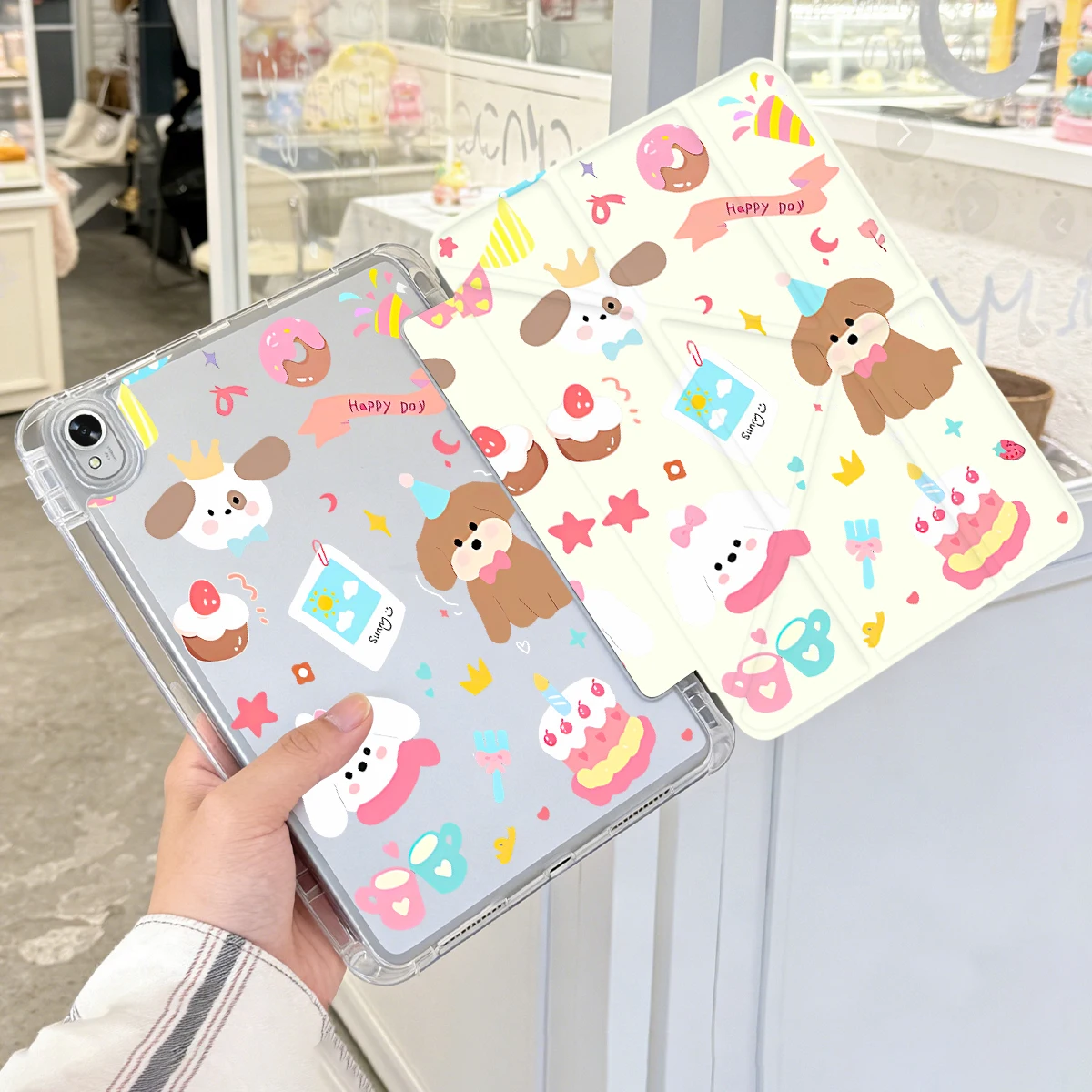 3+Y Fold Case For SamsungS9 S10 Plus 12.4 iPad10.2 7/8/9th Huawei 11 2021-2023 iPad 11th 2025 SamsungS7 11 iPad 4/5th 10.9