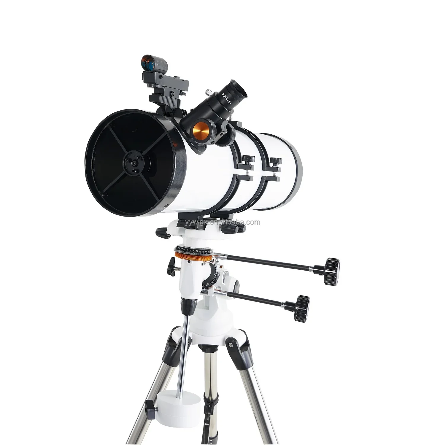 Newtonian-Telescópio refletor astronômico para adultos, tripé em altura ajustável, escopo Red Dot, 130mm, abertura