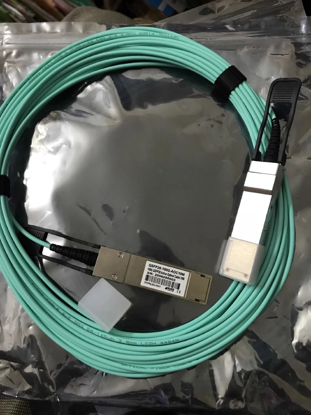 

New for 100G AOC cable QSFP28 5M10M integrated multi-module fiber cable compatible with Huawei Milos
