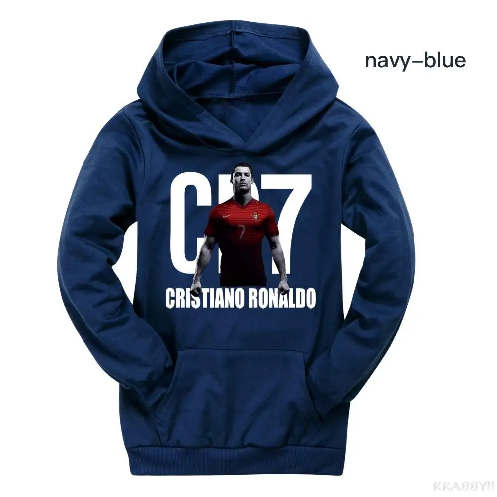 CR7 Clothes Kids Children Long Sleeve Hoody Toddler Girls Casual Pocket Hoodie Boys Pullover Sweatshirt