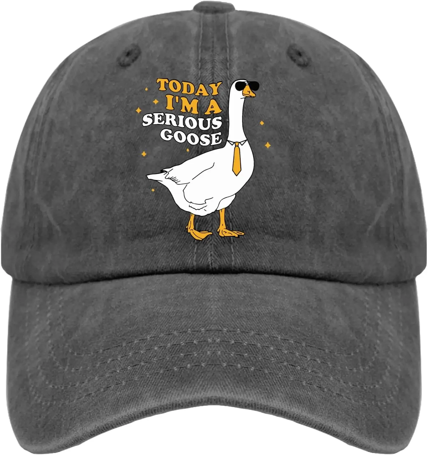 

Today I'm A Serious Goose Caps USA Cowboy Hat Pigment Black Men's Hats Gifts for Grandma Golf Hat