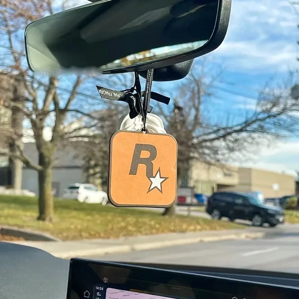 Car Aromatherapy Rockstar Pendant Car Decoration Accessories, Interior Automobiles Home Aromatherapy Essential Oil Hanging Decor