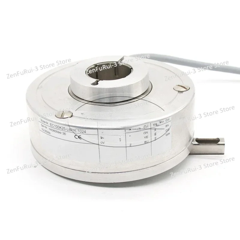 New Hollow Shaft Encoder EC100K25-L6PR-1024 New Original Spot