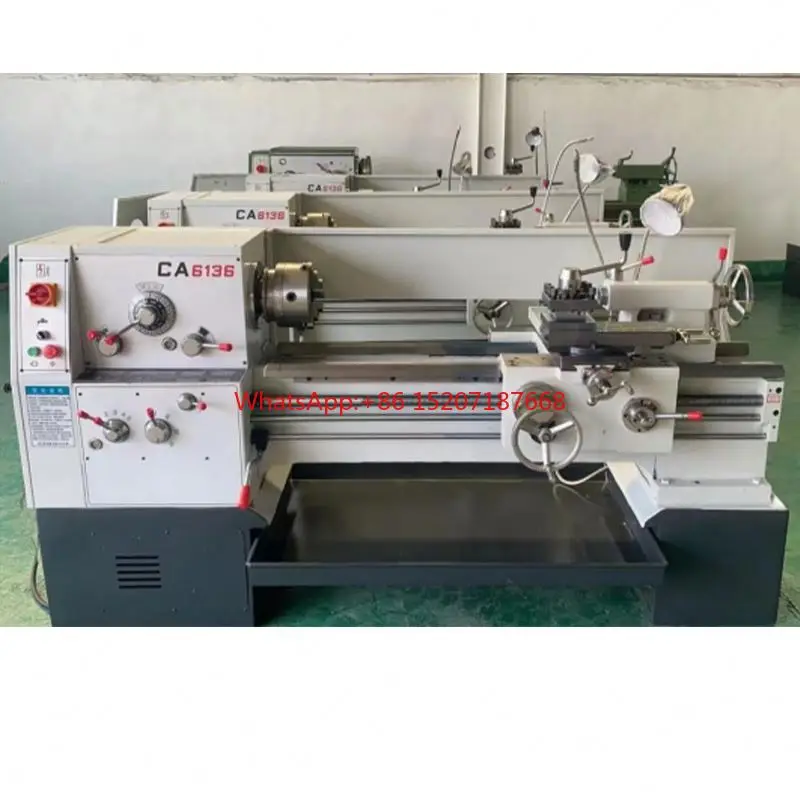 High Precision Horizontal CA6136 Metal Manual Lathe with Long Service Life and Stable Operation Supplied by Manufacturers