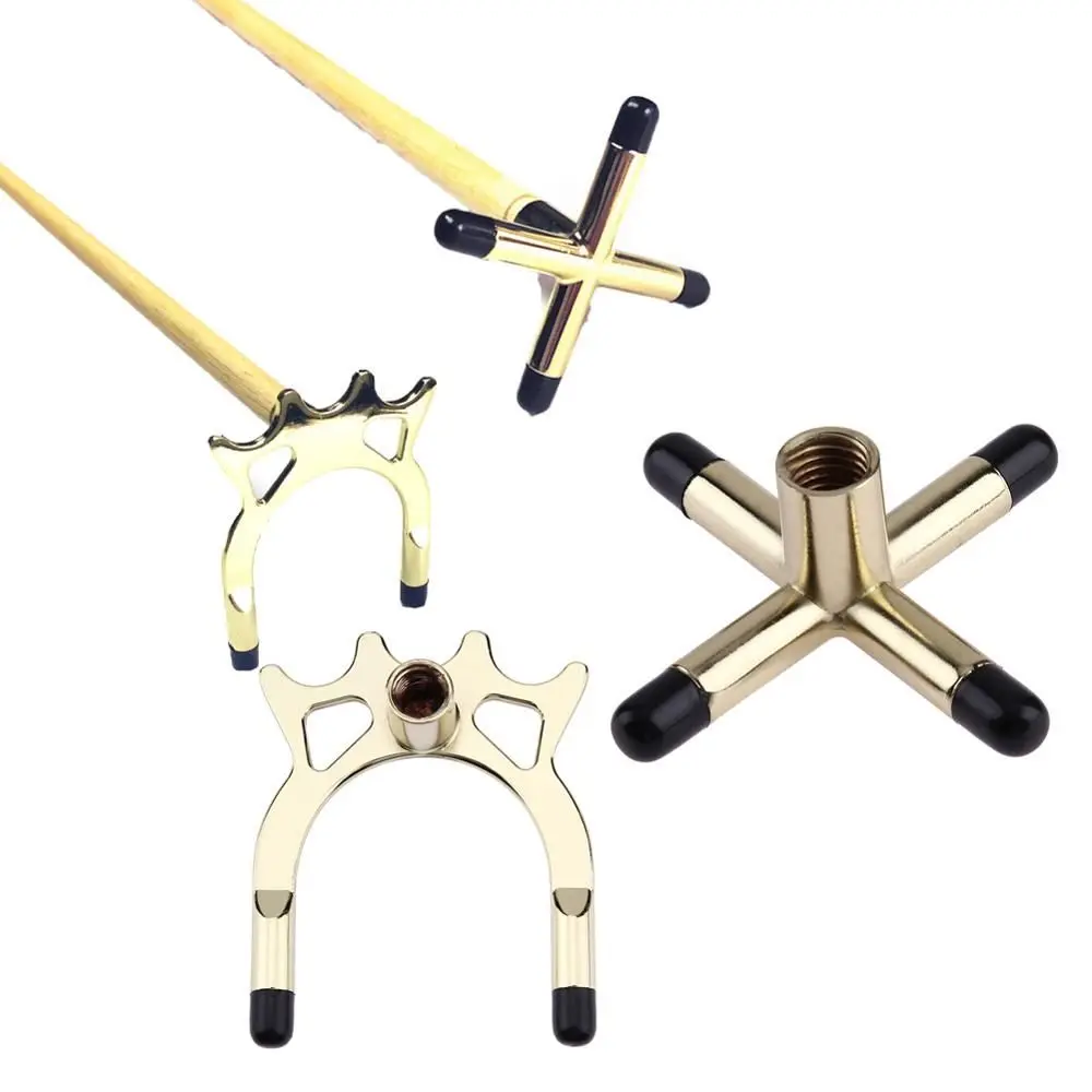 

Stick Anti-slip Snooker Pool Frame Antlers Metal Rod Rack Billiard Holder Bridge Head Cue Pole Holder