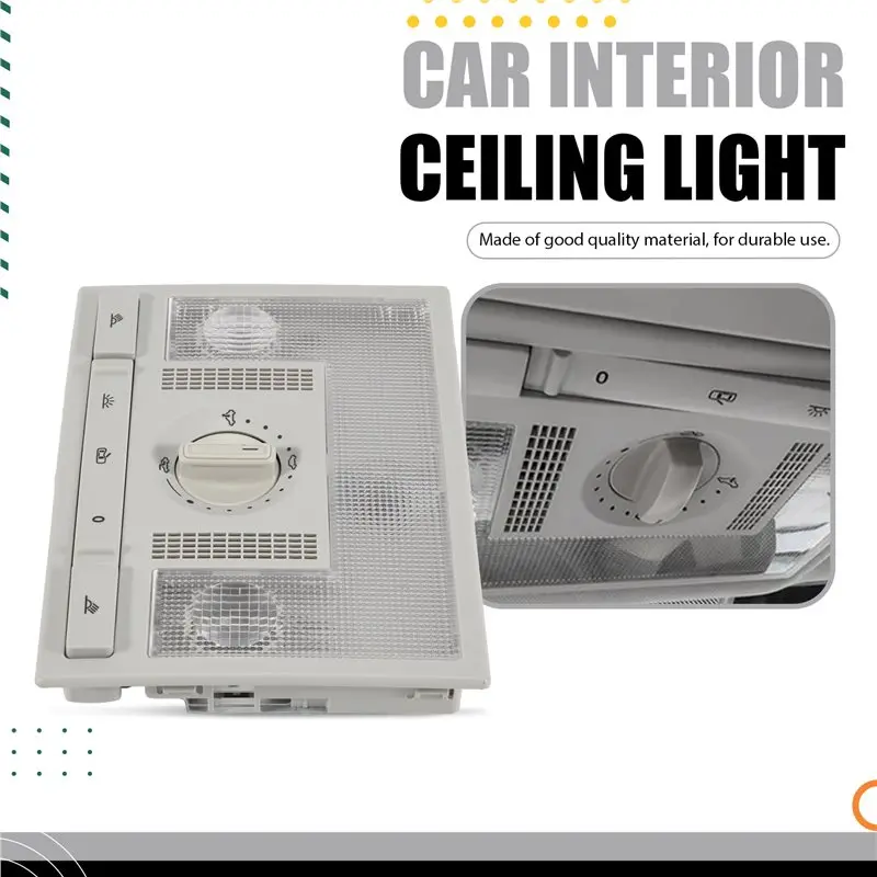 Car Front Console Roof Reading Light 6Q0947613A For VW Polo 9N Touran 02-10 Seat Leon Altea Dome Light Ceiling Lamp-T61C view 4
