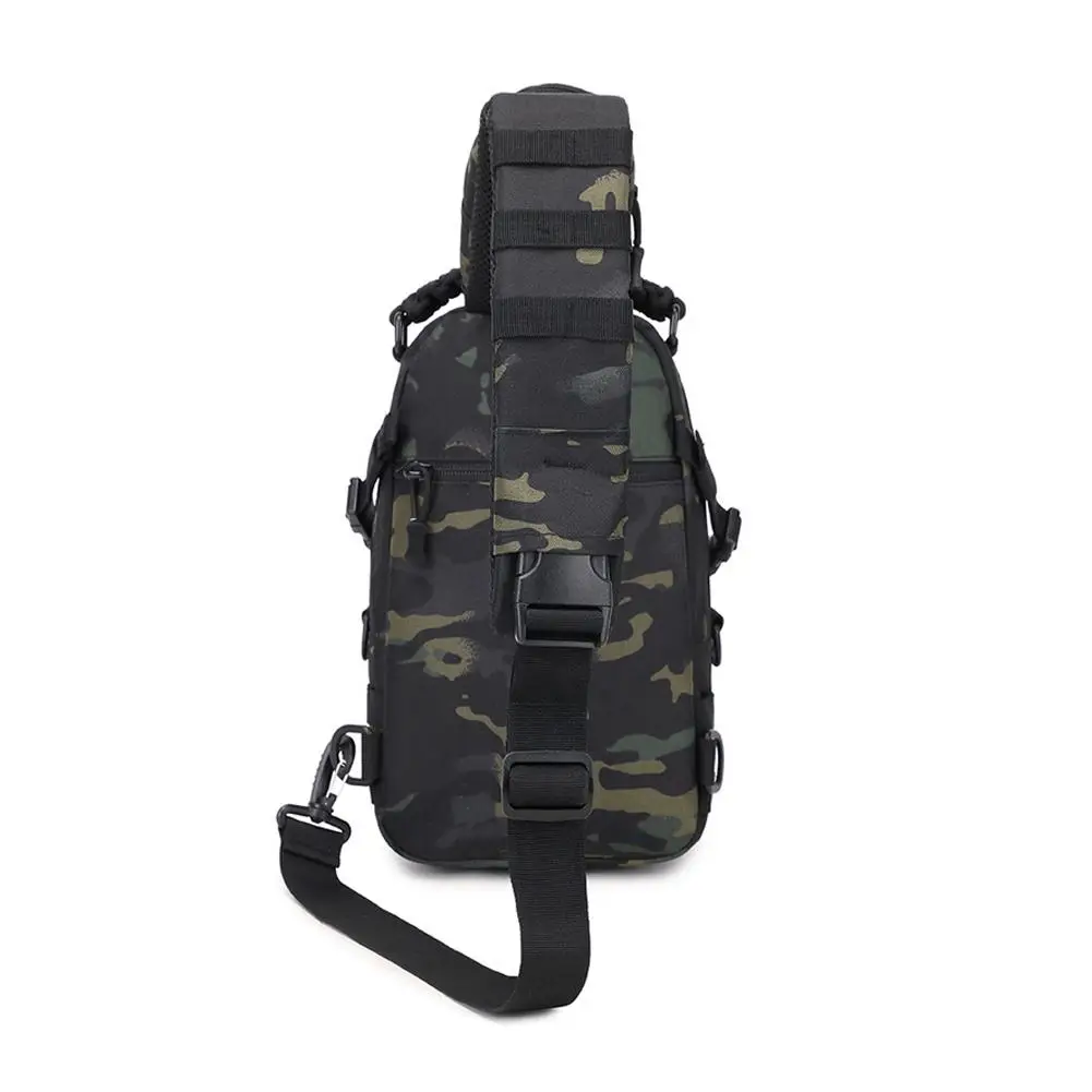 Mochila táctica multifuncional para hombre, bolsa de pecho multiusos para senderismo al aire libre, ciclismo, pesca, montañismo, Safar L0S4