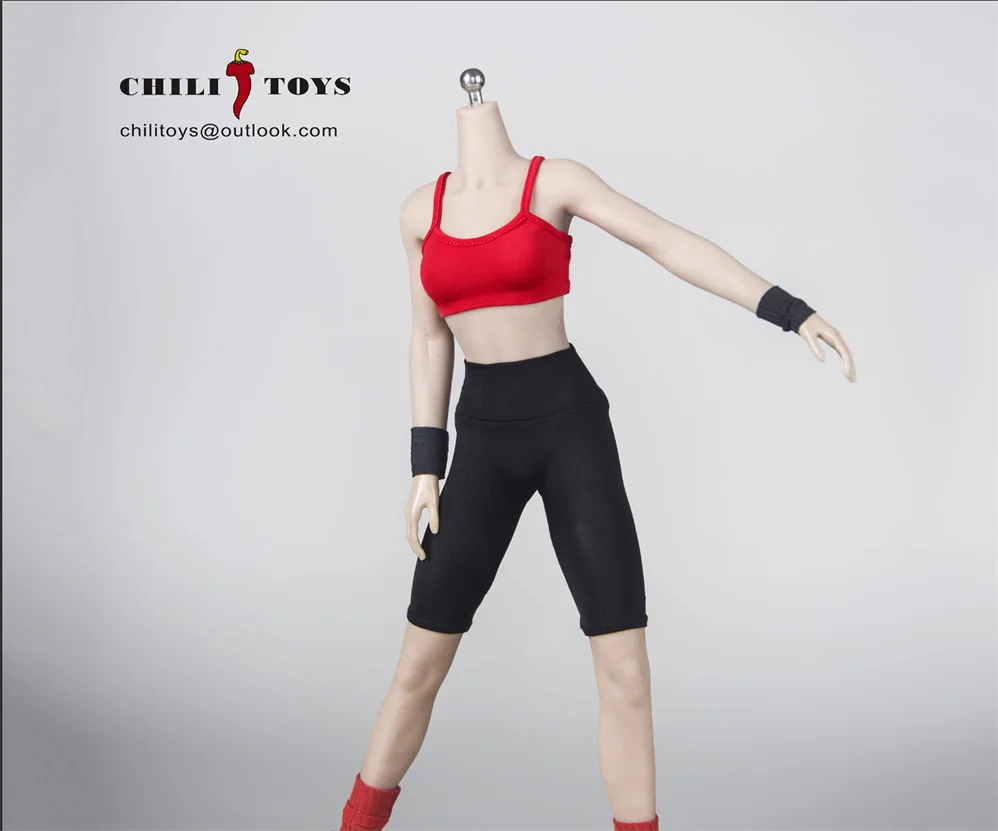 CHILI TOYS 1/6 Soldato Moda Trendy Leggings Yoga Pantaloni Elastici Modello Misura 12 ''Action Figure Corpo In Magazzino