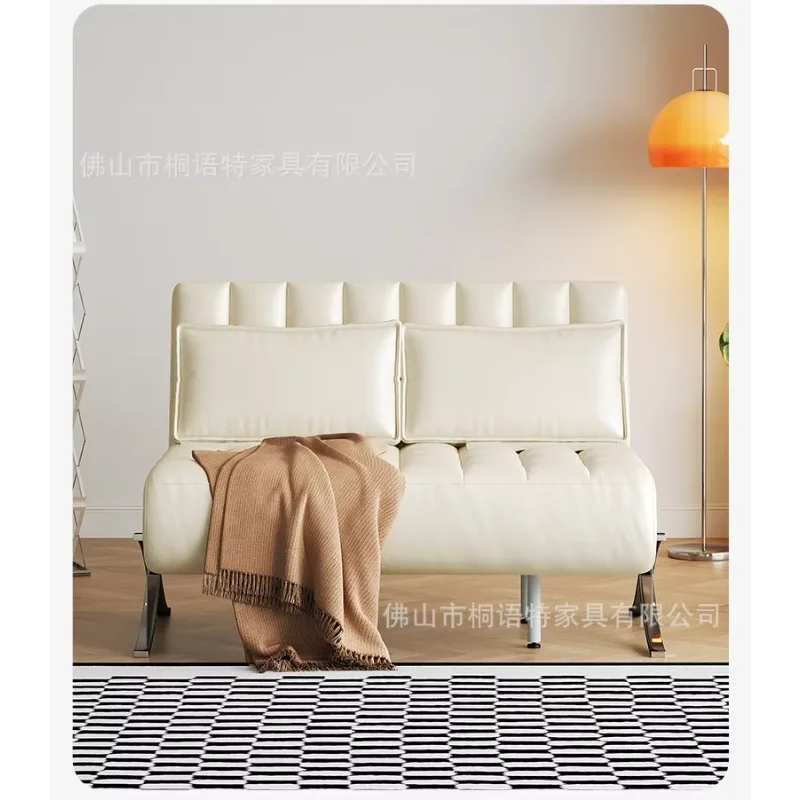 

Winter bear dual-purpose living room small apartment sofa chair bedroom double single lazy foldable Barcelona sofa bed