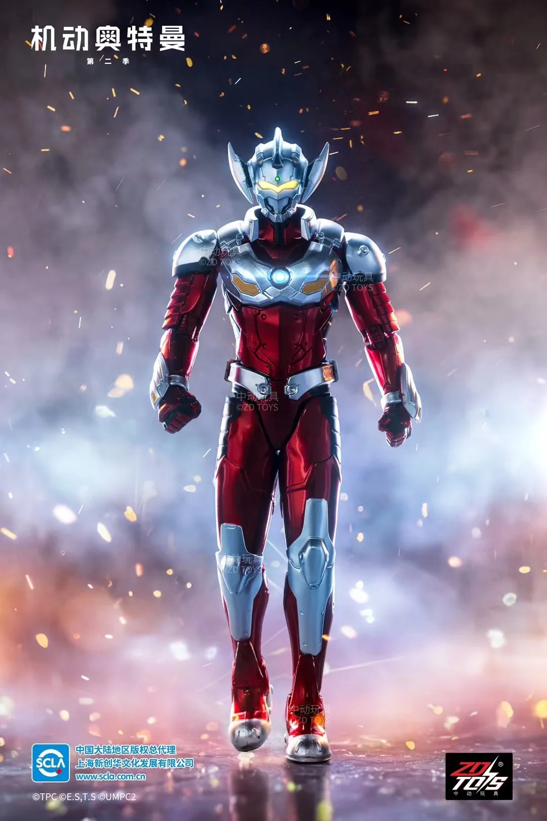 Original ZD LED Ultraman Taro Zeta Seven Jack Gaia Tiga Trigger Decker Orb Z Ace Collect Anime Model Action Figure Toy For Kids