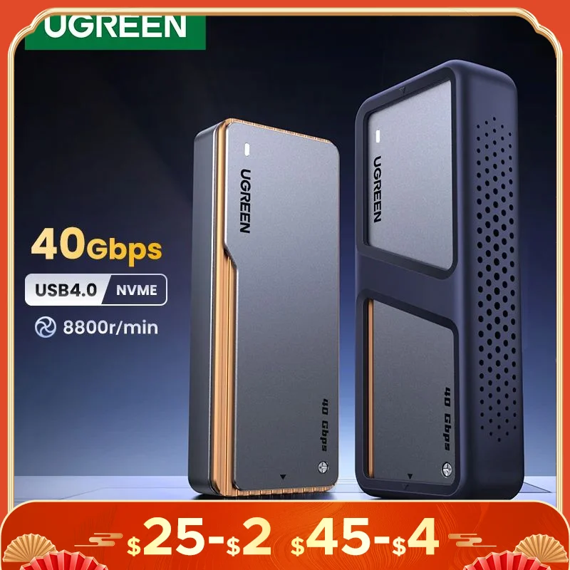 UGREEN 40 Гбит/с NVMe SSD чехол SSD корпус M