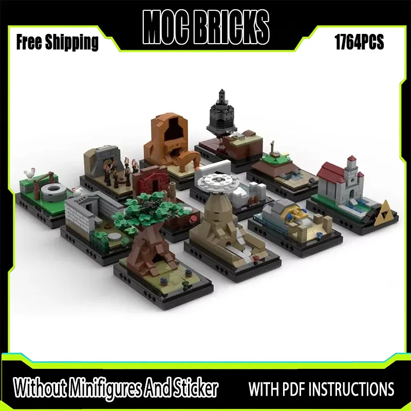 Popular Game Model Moc Building Bricks Strange Dark Dungeon Technology Modular Blocks Gifts Christmas Toys DIY Sets Assembly