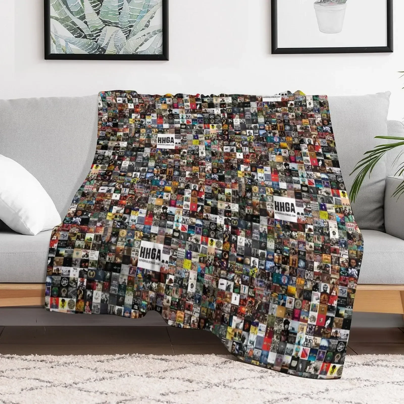 

BEST HIP HOP ALBUMS 1980 - 2019 Throw Blanket Decorative Beds Travel Blankets