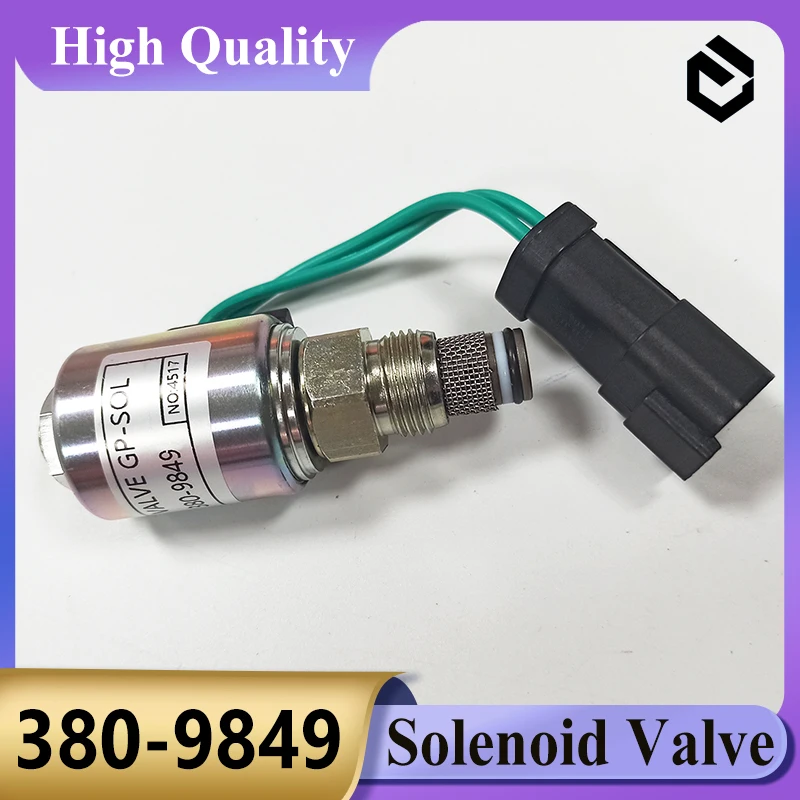 380-9849 Solenoid Valve 3809849 for Caterpillar CAT D5R D10R D10T D11T D5M D5N D5R D7R Parts