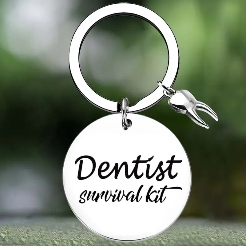 Cute Future Dentist Gift Dentist Graduation Gift Dentist Keychain Dental Hygienist Key Chain Pendant Jewelry Dental Student Gift