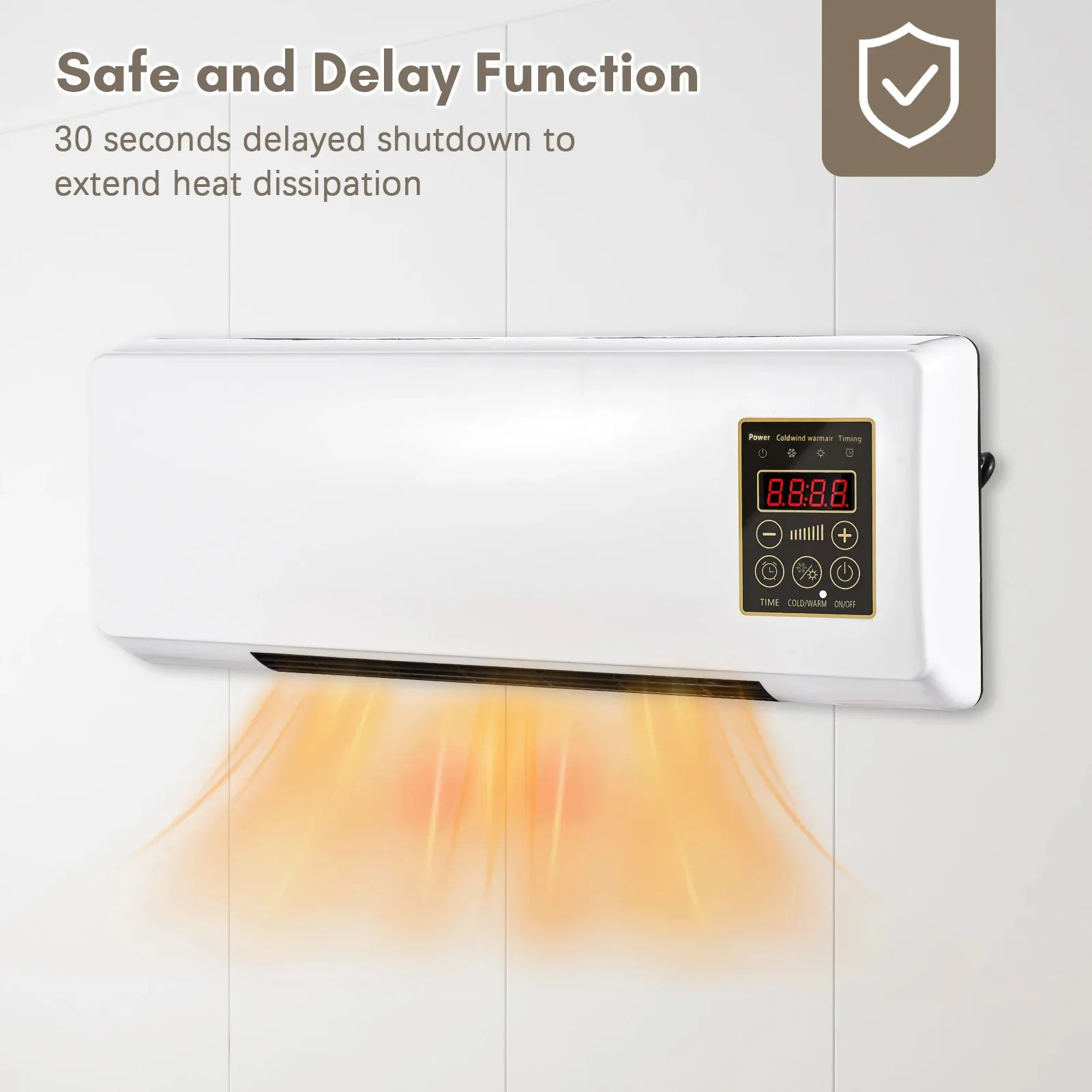 Multi-mode dual-function climate control equipment, ideal for indoor residential use, suitable for study rooms, laundry rooms, and small lounges