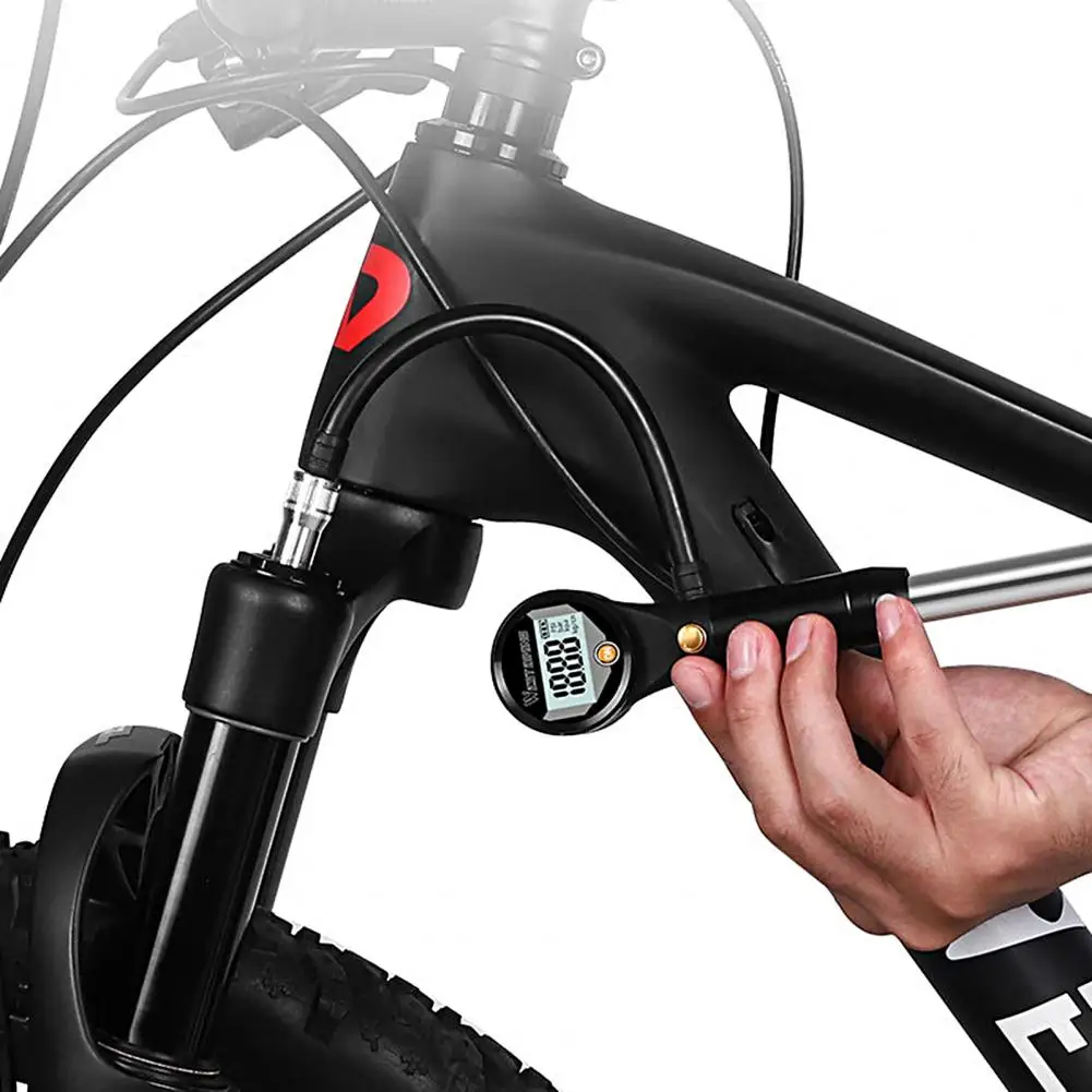 

Bike Inflated Pump Convenient Shockproof Quick Release Flexible Hose Mini Mountain Bike Air Pump Cycling Equipment