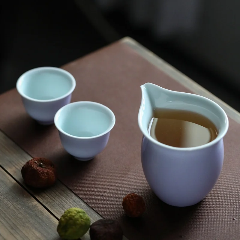 Rare Earth Pitcher Minimalist Japanese Style Tea Pot Ceramic Tea Ceremony Hand Holding Fair Mug Tea Strainers Cup Kung Fu Tea Se