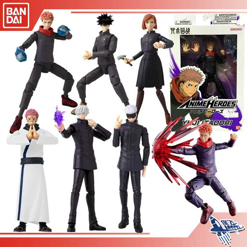 

Bandai Jujutsu Kaisen 14-16cm Anime Action Figures Set - Gojou Satoru Itadori Yuji Fushiguro Megumi - Desktop Toys Holiday Gift
