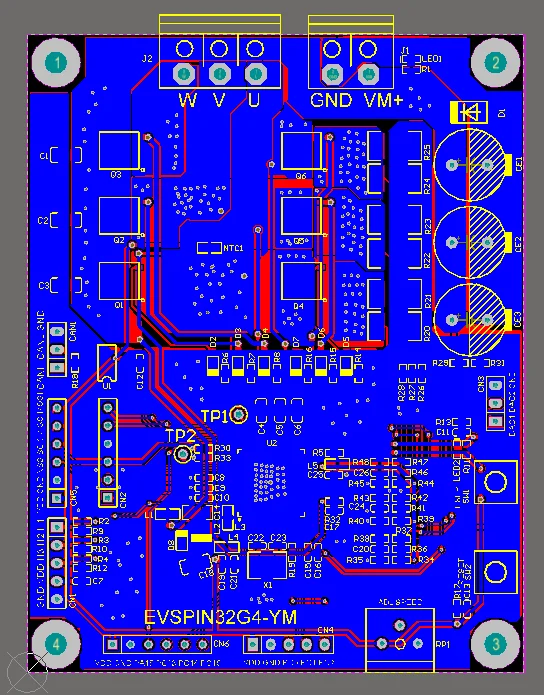 Integrated STM32G431 of STSPIN32G4 Chip EVSPIN32G4 Brushless Motor Development Board ST FOC