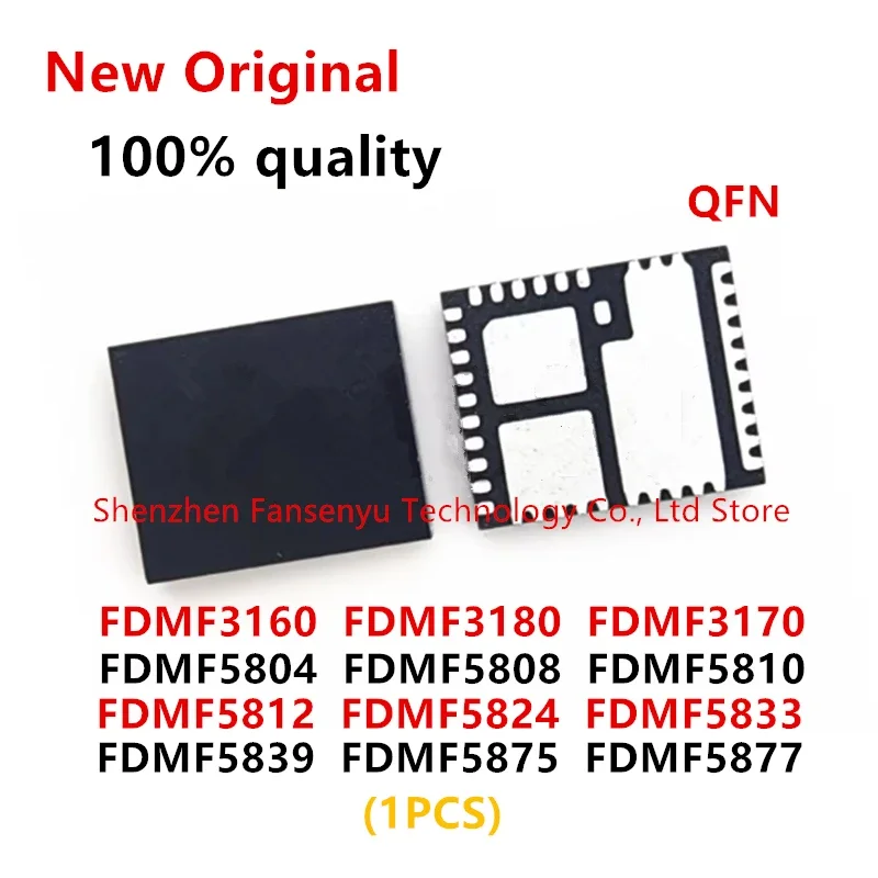 

(1piece)100% New FDMF3160 FDMF3170 FDMF3180 FDMF5804 FDMF5808 FDMF5810 FDMF5812 FDMF5824 FDMF5833 FDMF5839 FDMF5875 FDMF5877 QFN