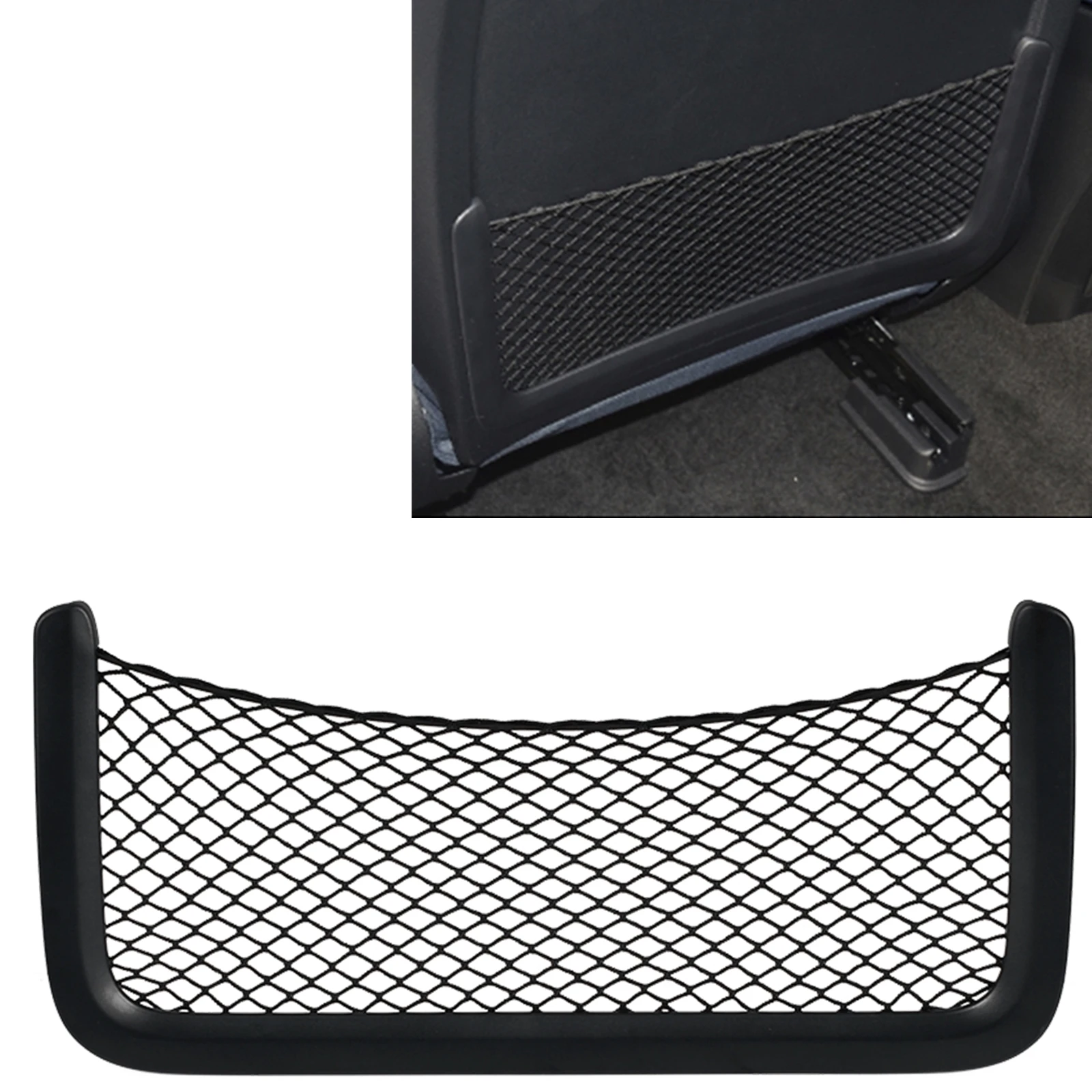 

Seat Back Backrest Pocket Panel Cover Trim Net Bag For Mercedes Benz A W177 GLB W247 B-Class W247 CLA W118 2019-2023