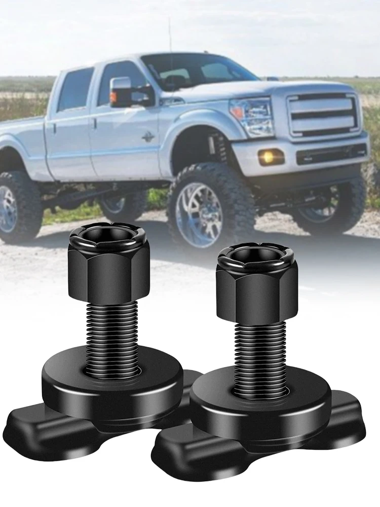 8 قطعة الثقيلة الترباس أسفل مرساة نقاط الصلب الخيوط السكك الحديدية مسمار الجوز تحمل 6000 رطل لشاحنة سرير مقطورة البضائع التحكم لاقط #6