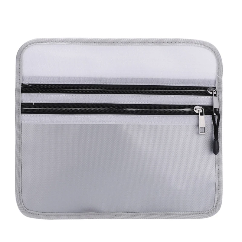 Fireproof Wallet Fireproof Money Bag Document Bag for Valuables Cash Jewelry File Document Contract and Certificates