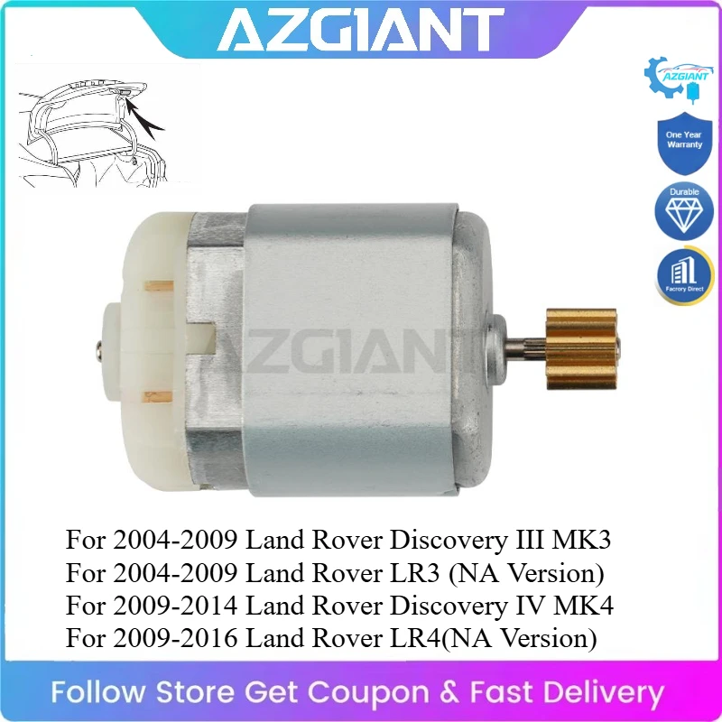 

AZGIANT for Land Rover Discovery Car Trunk Lock Actuator Tailgate Mini Motor Easy to Replace DIY Save Money FUG500010