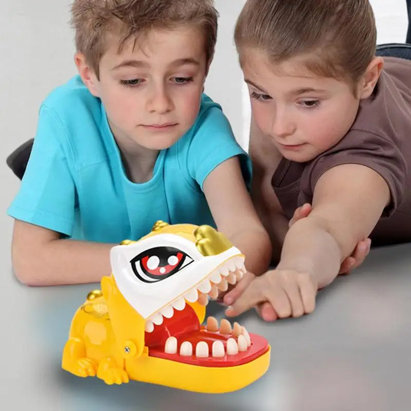 Finger Biting Toys Lion Design Hand-Eye Coordination Interaction Toy Tricky Pressing Teeth Trick Toys Toys Open Mouth Fun