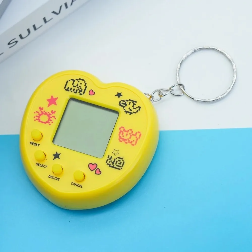 Cute Heart Pet Machine Children's Game Toy Virtual Pet Keychain Lovely Small Gift Pendant Cross-Border Hot Sale