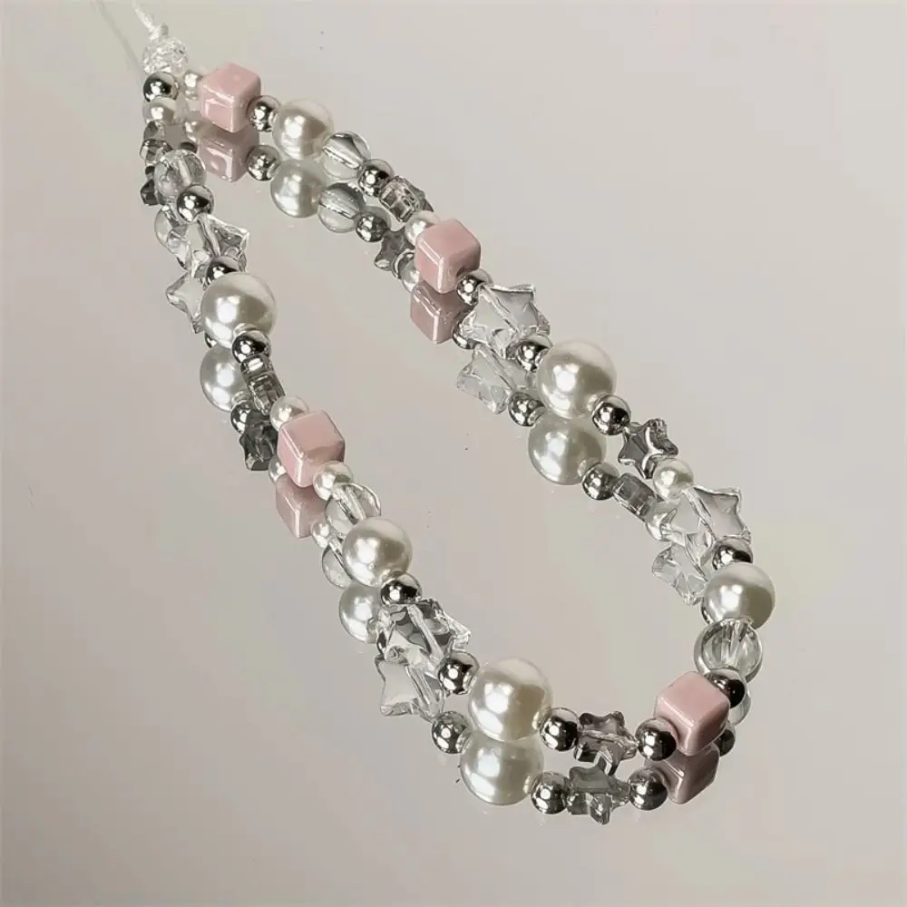 2024 Y2K Phone Chain Pink Star Car Key Chains Key Chain Phone