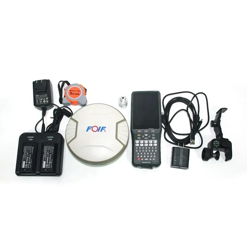 FOIF A90 GPS RTK Survey Equipment Dual Frequency Land Surveying Gnss Rtk, Battery Removable,Rover and Base
