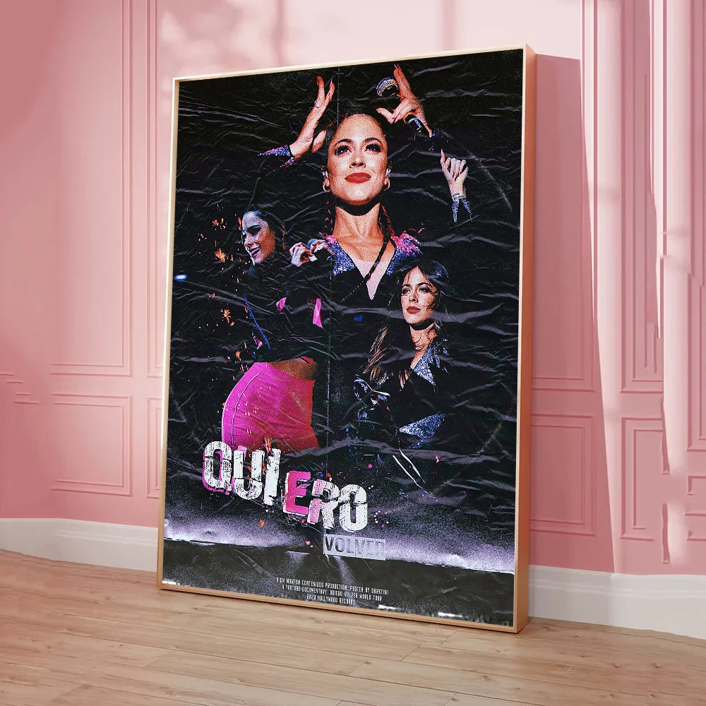 Martina Stoessel TINI Poster Sticky Posters Retro Kraft Paper Sticker DIY Room Bar Cafe Aesthetic Art Wall Painting