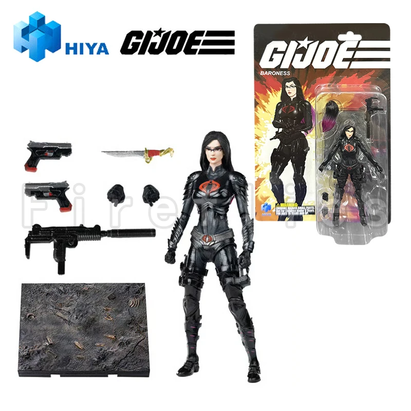 1/18 HIYA Action Figure Exquisite Mini Series G.I.Joe Baroness Anime Collection Model Toy