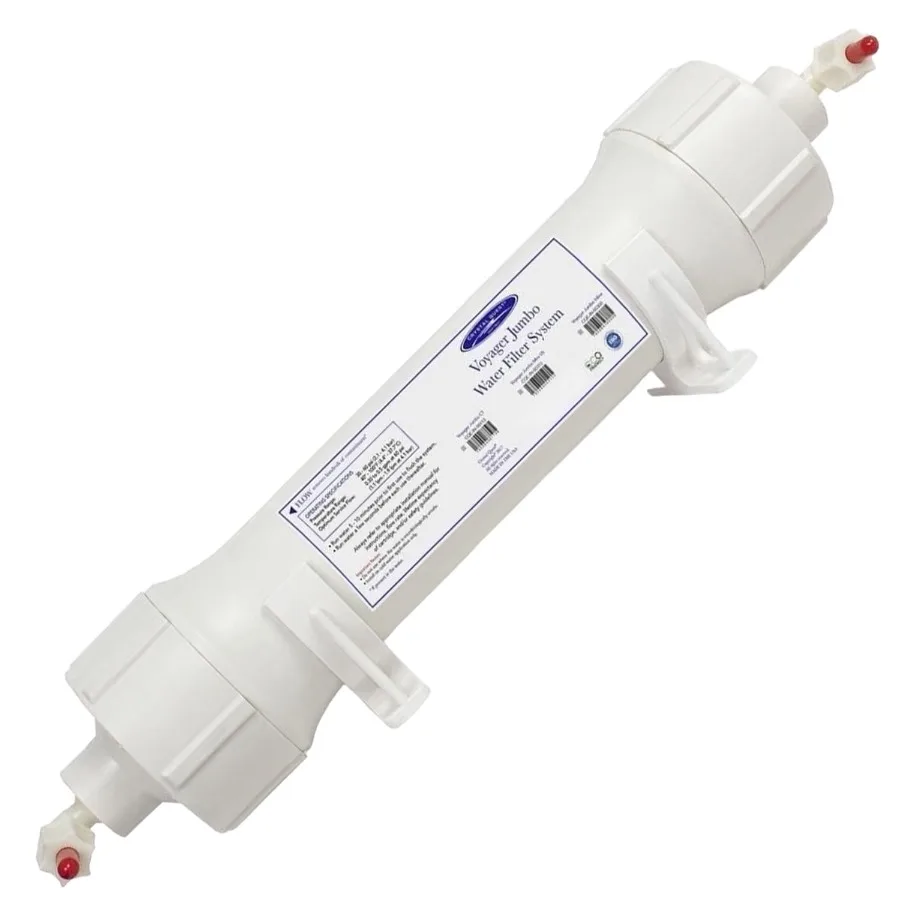 

Voyager Jumbo Inline Water Filter 6-Stage Filtration System with 5 000 Gallon Capacity Designed for 1/4 Tubing Applications in