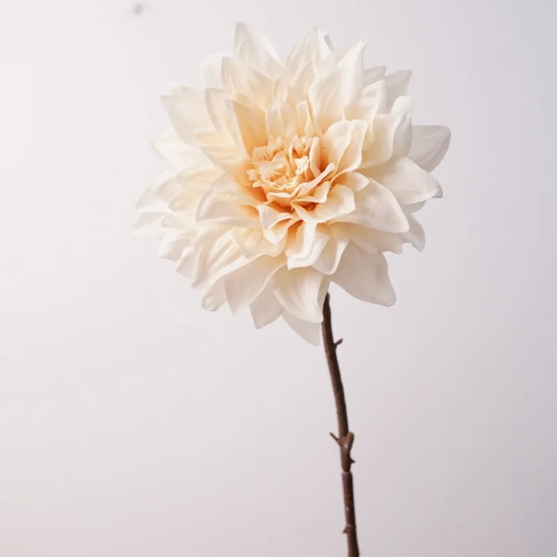 4 Stück hochwertige feuchtigkeitsspendende Dahlien, künstliche Blumen mit echtem Touch, Heimdekoration, Kunstblumen, Dahlien, Hochzeitsdekoration, Partytischdekoration, Flores – Detail 12
