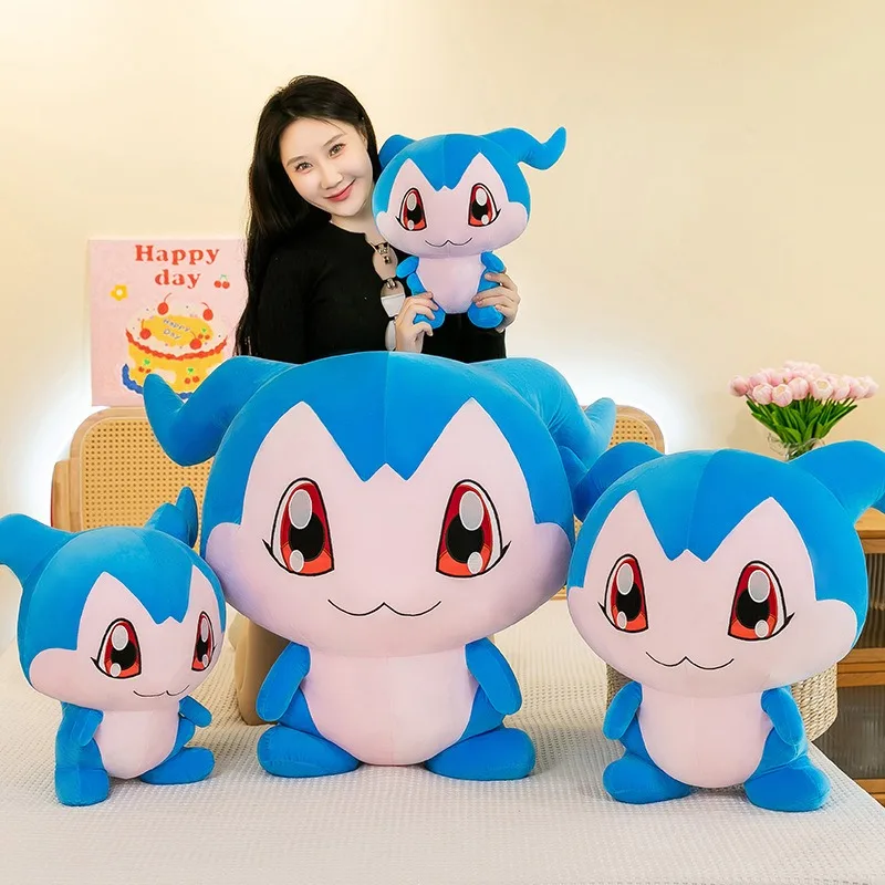 

35/45/60cm Pokemon Chibimon Plush Toy Cartoon Anime Plushies Soft Pillow Kawaii Stuffed Doll Peluche Ornament Children's Gift