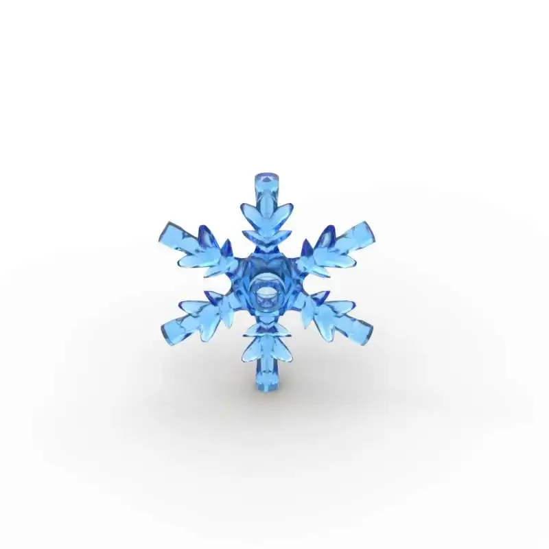 MOC 10個入り パーツブロック 42409 ロック 4 x 4 アイススノーフレーク 積み木セット x789 クリスタル粒子 おもちゃ 誕生日 クリスマス 子供向けギフト