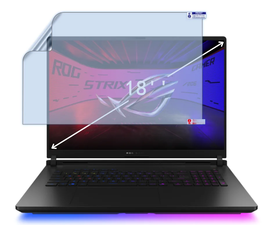 2PCS Matte Screen Protector Screen Film For Asus  ROG Strix G18 (2025) G815 G815LR G815JPR G815LW G815L G815LM G835 L LR 18 inch