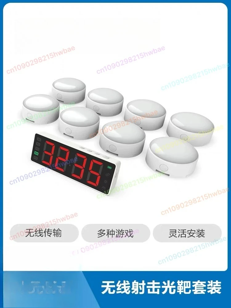 

LED Wireless Light Target Scorer Soft Shot Gun Agility Competition Live Shooting Target Field Game Equipment